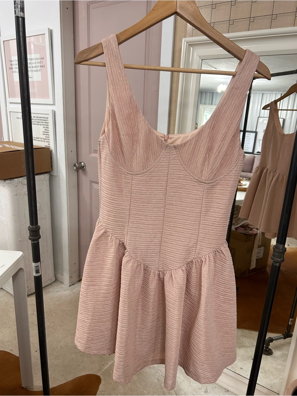 Priv - Light Pink Mini Dress NWT Small